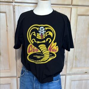 Cobra Kai Karate Kid Black Gildan T-Shirt